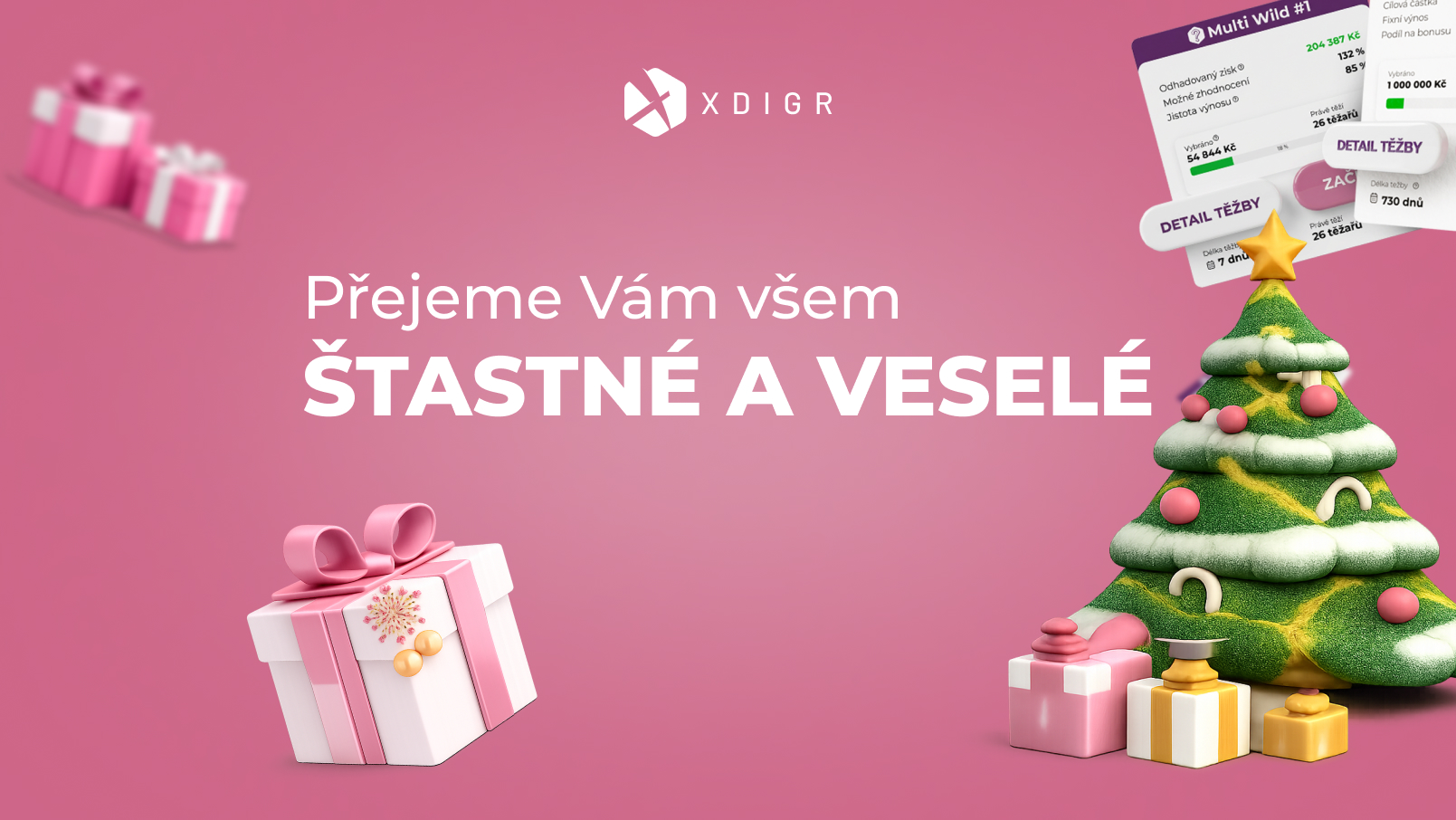 Šťastné a veselé Vánoce přeje XDIGR! ⛏️
